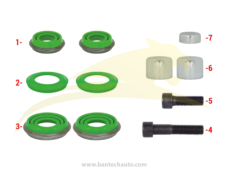 Caliper Seals & Bolts Repair Kit