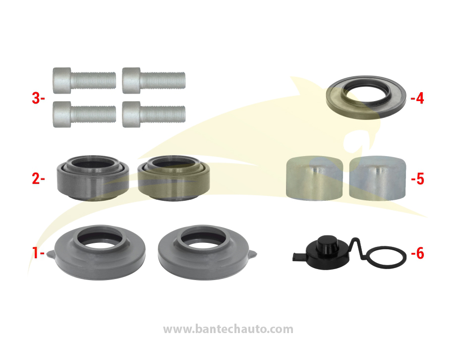 Caliper Seals & Bolts Repair Kit