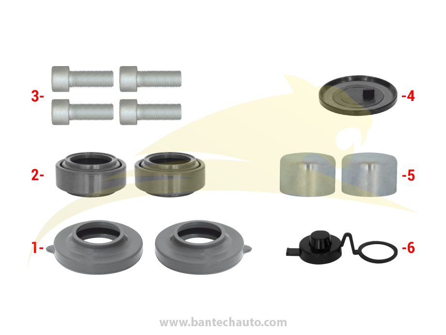 Caliper Seals & Bolts Repair Kit
