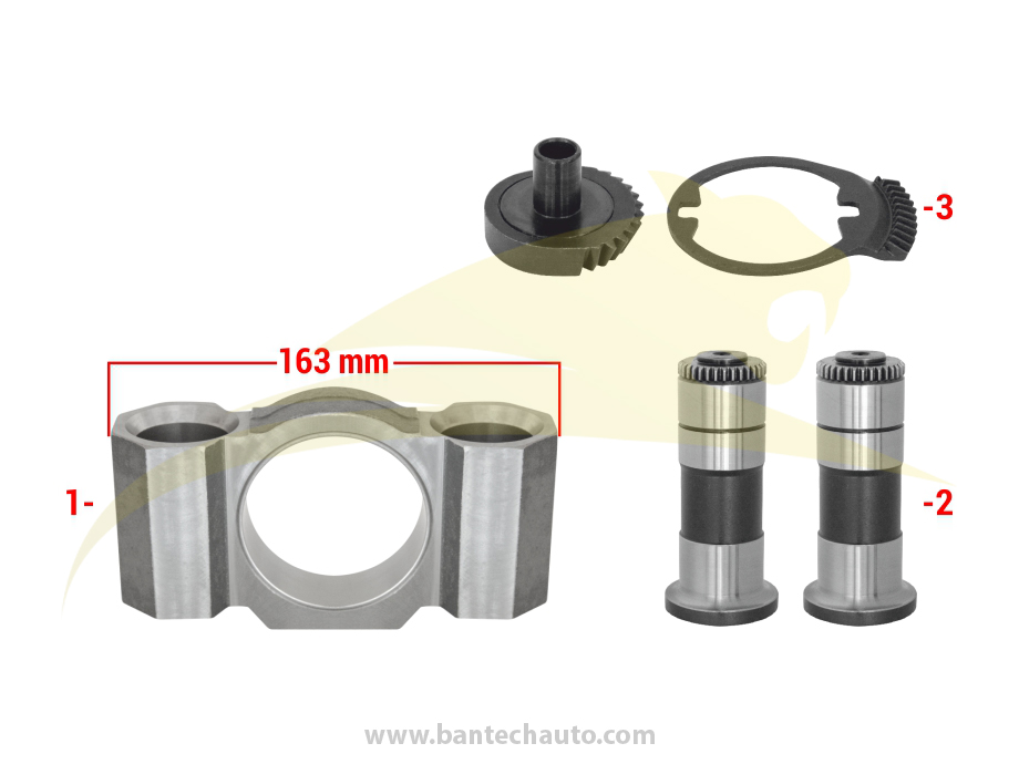 Gear & Bridge Assembly Kit (Left)