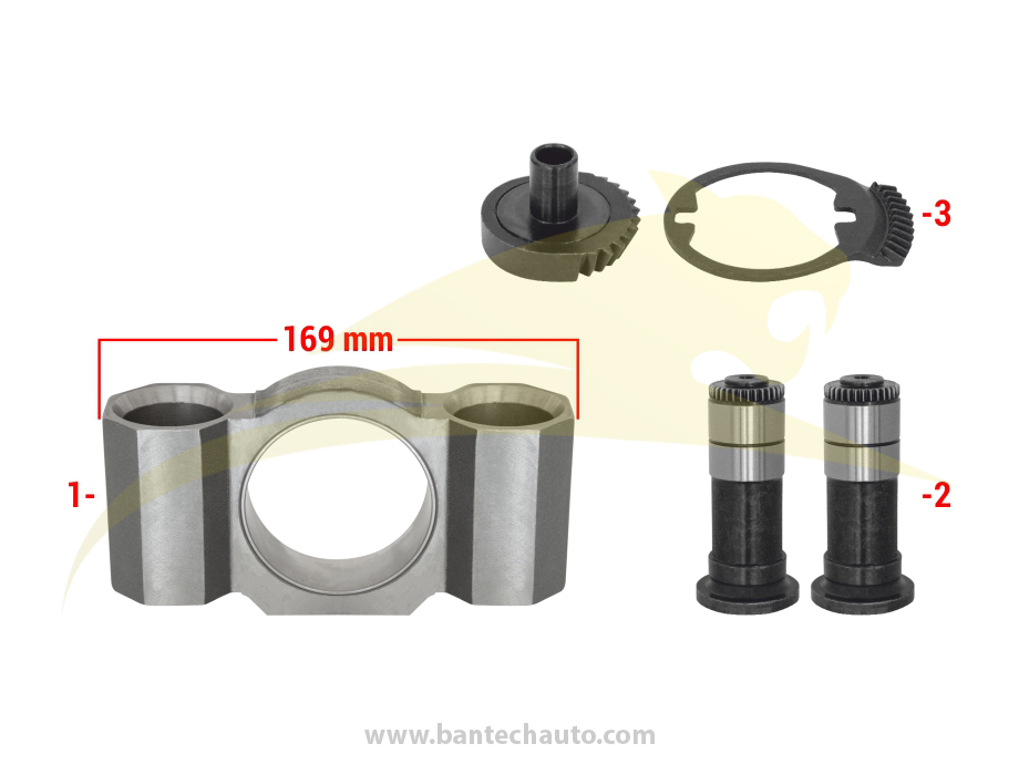 Gear & Bridge Assembly Kit (Right)