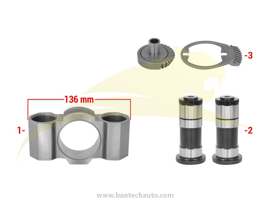 Gear & Bridge Assembly Kit (Left)