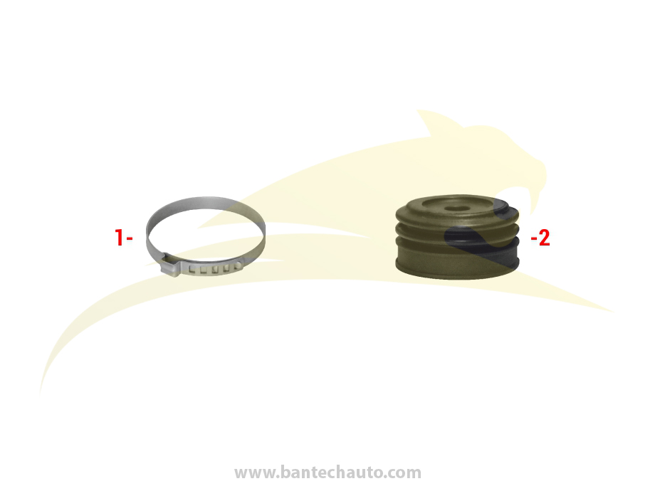 Caliper Outer Boot & Clamp Kit