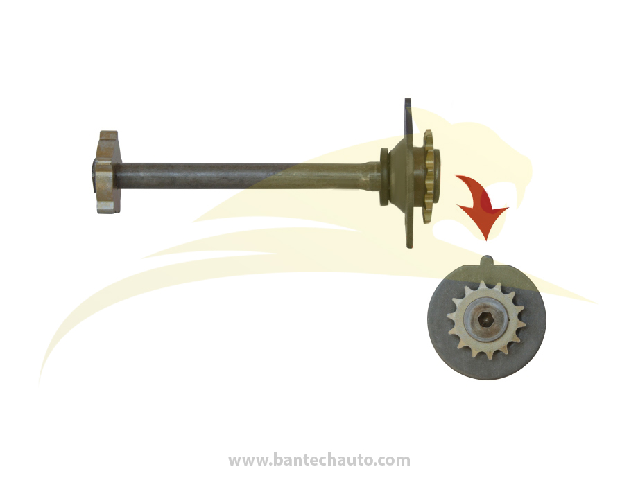 Caliper Adjusting Shaft (without Spring)