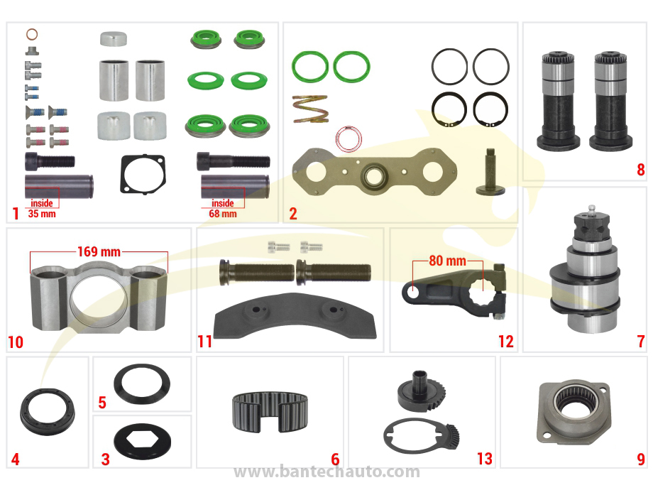 DX 225 Repair Set (Left)