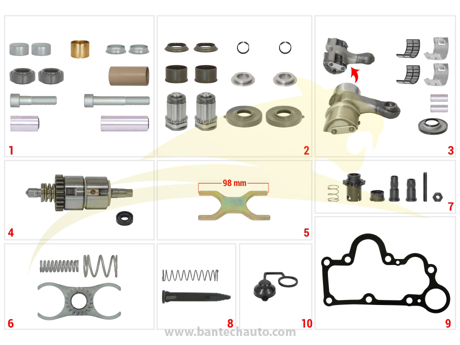 C/LE DUCO Repair Set (Left)