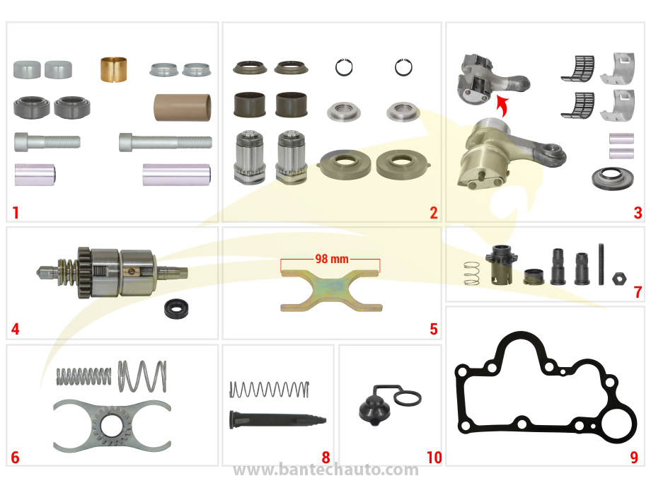 C/LE DUCO Repair Set (Right)