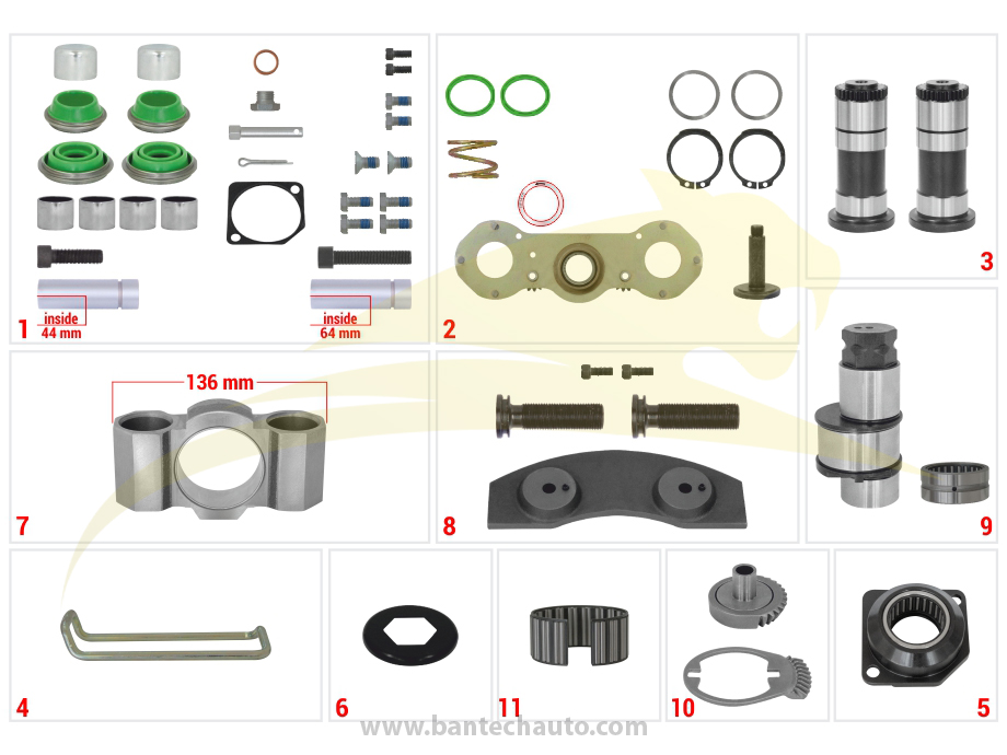 DX 175 Repair Set (Left)